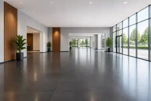Dark floor dealership
