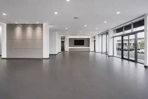 Modern grey dealership